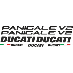 Kit de pegatinas para Ducati  Panigale V2 - moto roja o negra ducati decals set