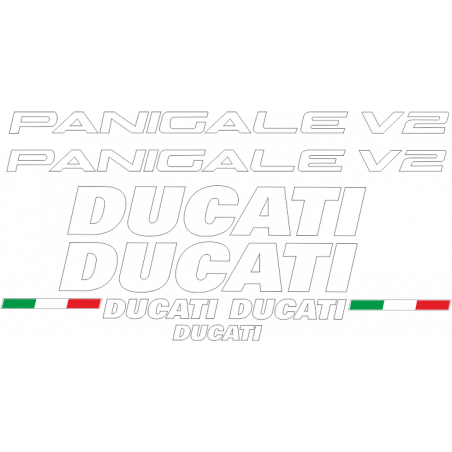 Kit de pegatinas para Ducati  Panigale V2 2020 - moto roja  ducati decals set