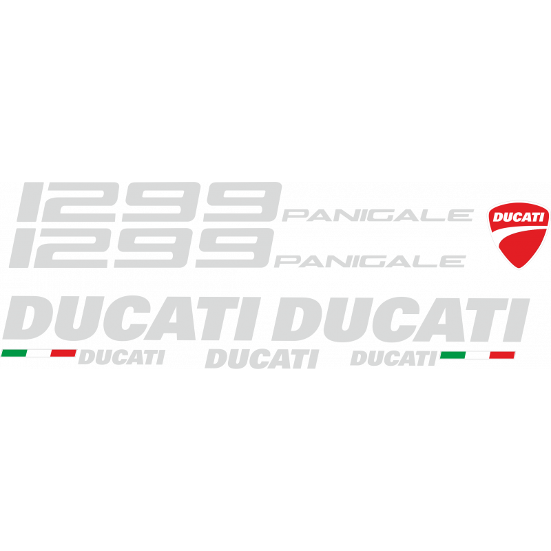 Kit de pegatinas para Ducati  1299 Panigale   - moto roja  ducati decals set