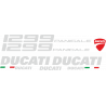 Kit de pegatinas para Ducati  1299 Panigale   - moto roja  ducati decals set