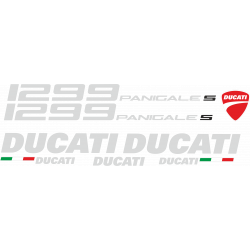 Kit de pegatinas para Ducati  1299 Panigale S   - moto roja  ducati decals set