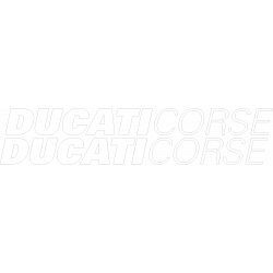 Kit de pegatinas para Ducati  corse   - moto roja  ducati decals set