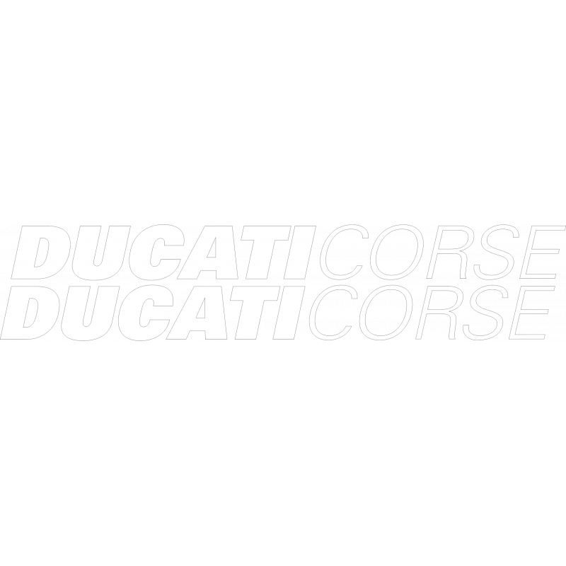 Kit de pegatinas para Ducati  corse   - moto roja  ducati decals set