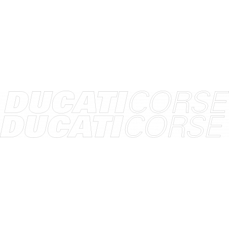 Kit de pegatinas para Ducati  corse   - moto roja  ducati decals set