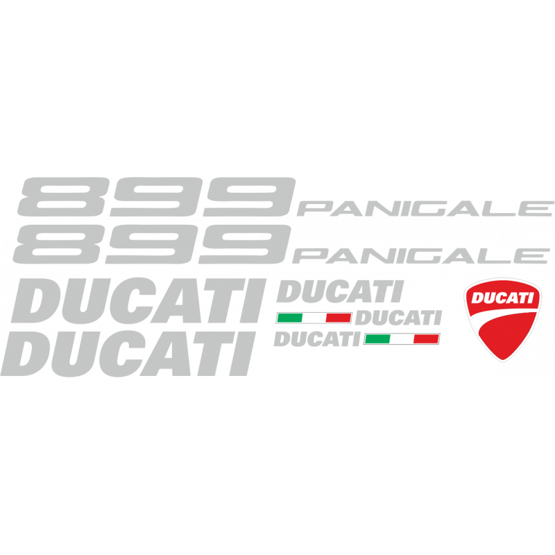 Kit de pegatinas para Ducati  899 Panigale    - moto roja o blanca ducati decals set