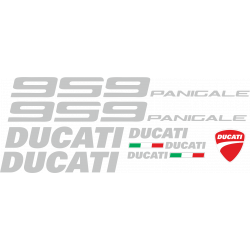Kit de pegatinas para Ducati  959 Panigale    - moto roja o blanca ducati decals set