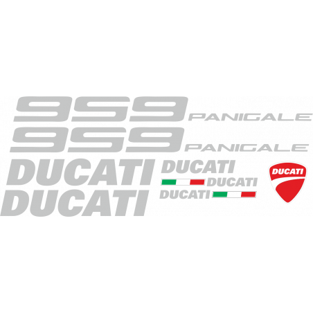 Kit de pegatinas para Ducati  959 Panigale    - moto roja o blanca ducati decals set