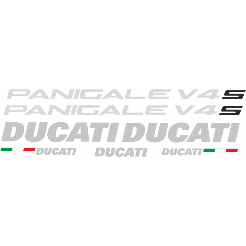 Kit de pegatinas para Ducati   Panigale V4S   - moto roja o blanca ducati decals set