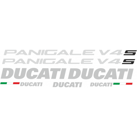 Kit de pegatinas para Ducati   Panigale V4S   - moto roja o blanca ducati decals set