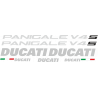 Kit de pegatinas para Ducati   Panigale V4S   - moto roja o blanca ducati decals set