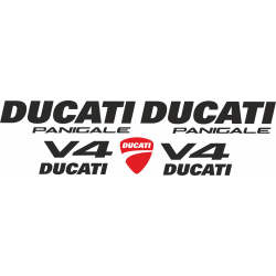 Kit de pegatinas para Ducati   Panigale V4 2019-2022   - moto roja o blanca ducati decals set