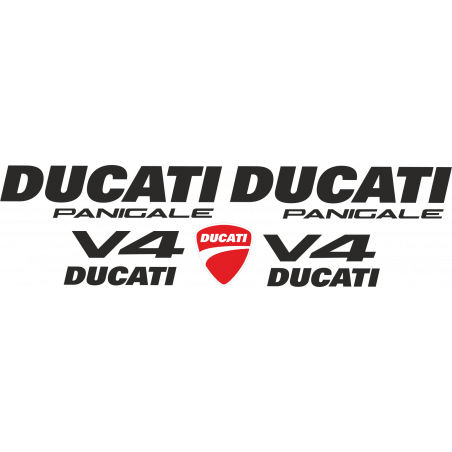 Kit de pegatinas para Ducati   Panigale V4 2019-2022   - moto roja o blanca ducati decals set