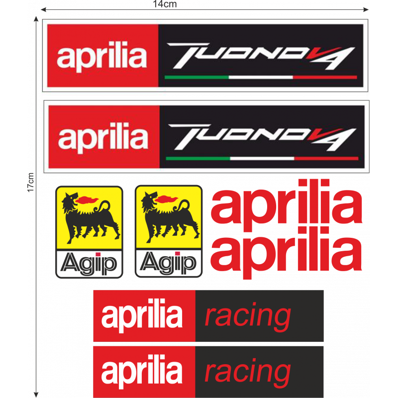 Kit de pegatinas para Aprilia Tuono1000 V4 racing
