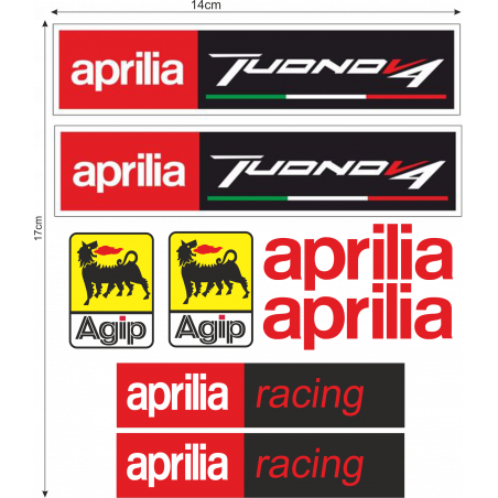 Kit de pegatinas para Aprilia Tuono1000 V4 racing