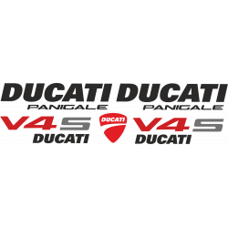 Kit de pegatinas para Ducati   Panigale V4s 2022   - moto roja o blanca ducati decals set