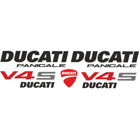 Kit de pegatinas para Ducati   Panigale V4s 2022   - moto roja o blanca ducati decals set