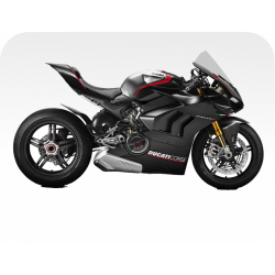 Kit de pegatinas para Ducati   Panigale V4sp 2021   - moto negra ducati decals set