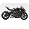 Kit de pegatinas para Ducati   Panigale V4sp 2021   - moto negra ducati decals set