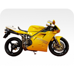 Kit de pegatinas para Ducati   748 Desmoquattro 1995-1998   - moto amarilla o roja ducati decals set