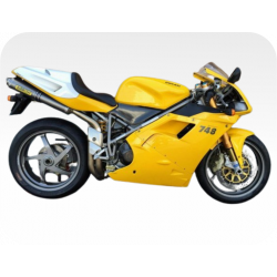 Kit de pegatinas para Ducati   748 Desmoquattro 1999-2002   - moto amarilla o roja ducati decals set