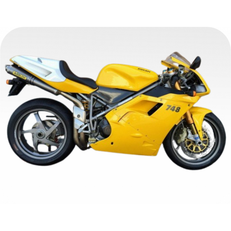 Kit de pegatinas para Ducati   748 Desmoquattro 1999-2002   - moto amarilla o roja ducati decals set