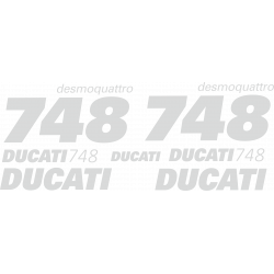 Kit de pegatinas para Ducati   748 Desmoquattro 1999-2002   - moto amarilla o roja ducati decals set