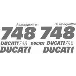 Kit de pegatinas para Ducati   748 Desmoquattro 1999-2002   - moto amarilla o roja ducati decals set