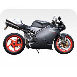 Kit de pegatinas para Ducati   748S Desmoquattro 1999-2002   - moto amarilla o negra ducati decals set