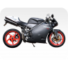 Kit de pegatinas para Ducati   748S Desmoquattro 1999-2002   - moto amarilla o negra ducati decals set