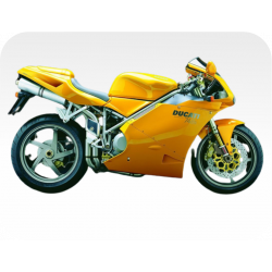 Kit de pegatinas para Ducati   748S Desmoquattro 1999-2002   - moto amarilla o negra ducati decals set