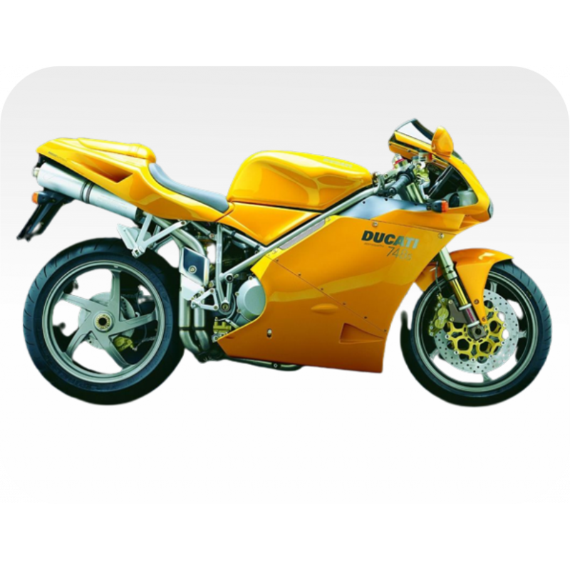 Kit de pegatinas para Ducati   748S Desmoquattro 1999-2002   - moto amarilla o negra ducati decals set