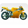 Kit de pegatinas para Ducati   748S Desmoquattro 1999-2002   - moto amarilla o negra ducati decals set
