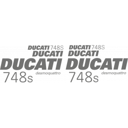 Kit de pegatinas para Ducati   748S Desmoquattro 1999-2002   - moto amarilla o negra ducati decals set