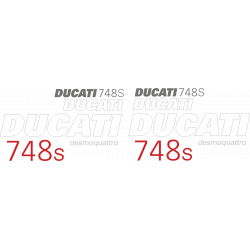 Kit de pegatinas para Ducati   748S Desmoquattro 1999-2002   - moto amarilla o negra ducati decals set