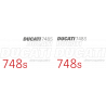 Kit de pegatinas para Ducati   748S Desmoquattro 1999-2002   - moto amarilla o negra ducati decals set