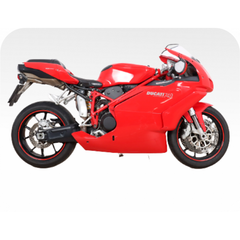 Kit de pegatinas para Ducati   749 testastretta 2003-2007  - moto amarilla - negra  - roja ducati decals set