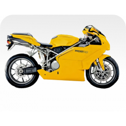 Kit de pegatinas para Ducati   749 testastretta 2003-2007  - moto amarilla - negra  - roja ducati decals set