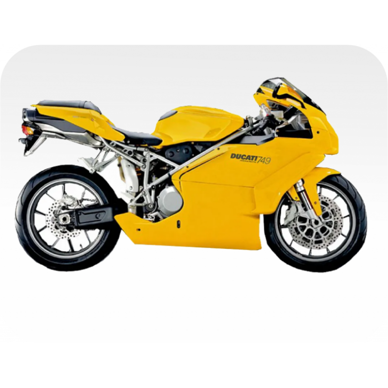 Kit de pegatinas para Ducati   749 testastretta 2003-2007  - moto amarilla - negra  - roja ducati decals set