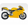 Kit de pegatinas para Ducati   749 testastretta 2003-2007  - moto amarilla - negra  - roja ducati decals set