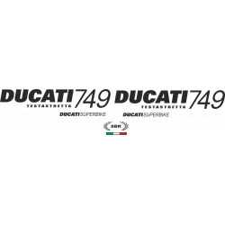 Kit de pegatinas para Ducati   749 testastretta 2003-2007  - moto amarilla - negra  - roja ducati decals set