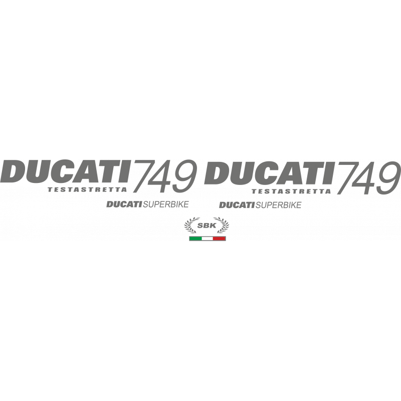 Kit de pegatinas para Ducati   749 testastretta 2003-2007  - moto amarilla - negra  - roja ducati decals set