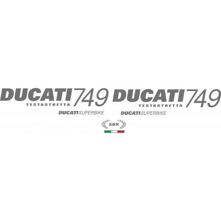 Kit de pegatinas para Ducati   749 testastretta 2003-2007  - moto amarilla - negra  - roja ducati decals set