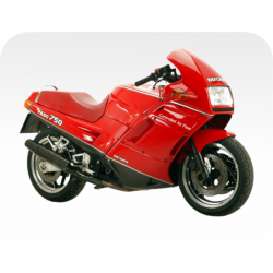 Kit de pegatinas para Ducati   Paso 750 1990  - roja ducati decals set
