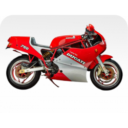 Kit de pegatinas para Ducati  750 F1 laguna seca - roja ducati decals set