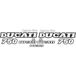 Kit de pegatinas para Ducati  750 F1 laguna seca - roja ducati decals set