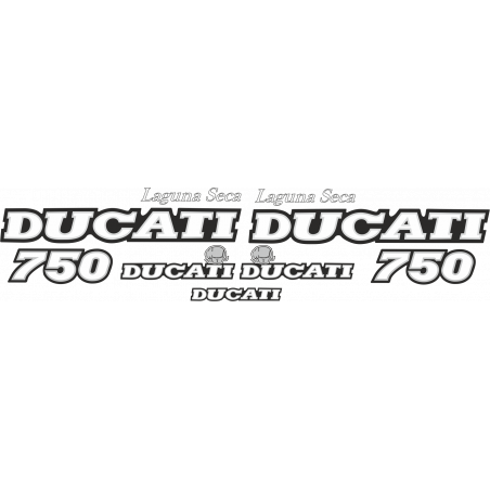 Kit de pegatinas para Ducati  750 F1 laguna seca - roja ducati decals set