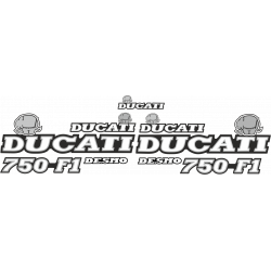 Kit de pegatinas para Ducati  750 F1 Desmo - roja ducati decals set